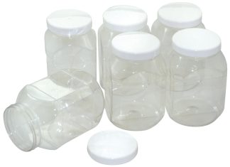 Förvaringsburk med lock 20dl. 6 st_fp