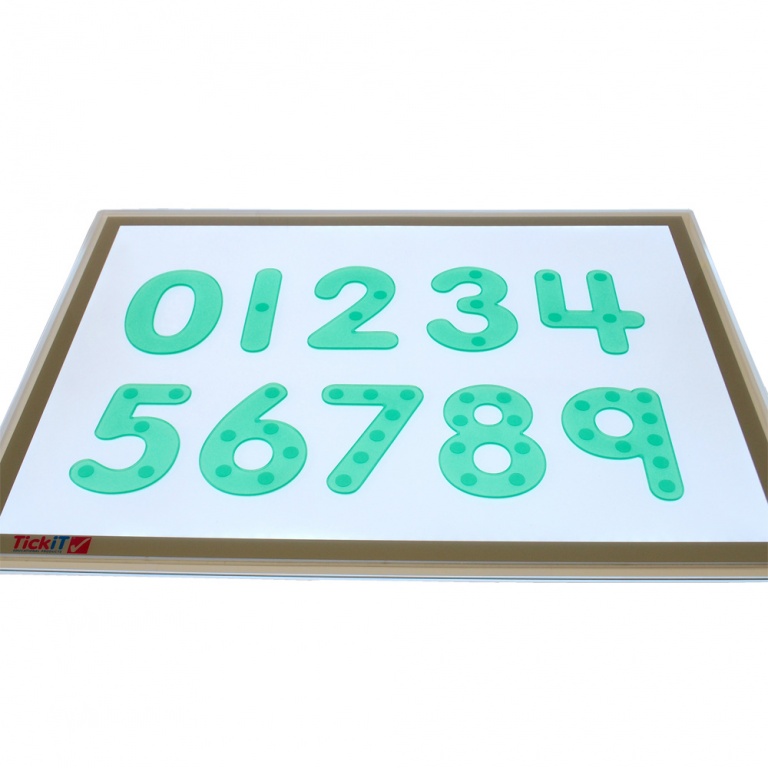 Siffror i silikon gröna - Bild 2