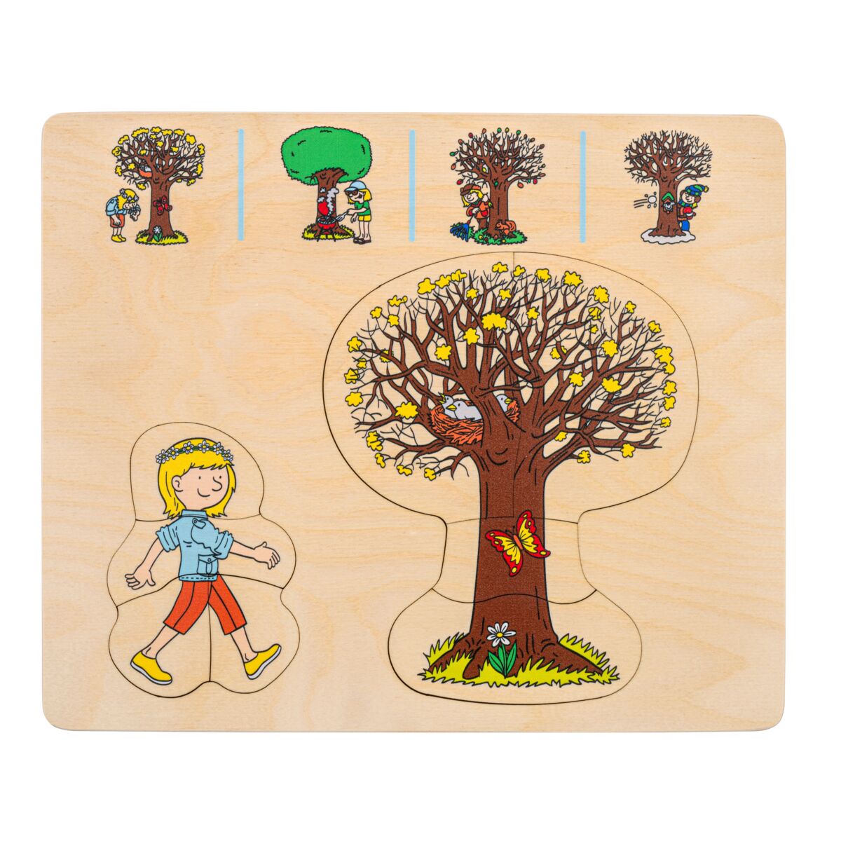 EDUCO Lager på lager-pussel, årstider - Bild 2