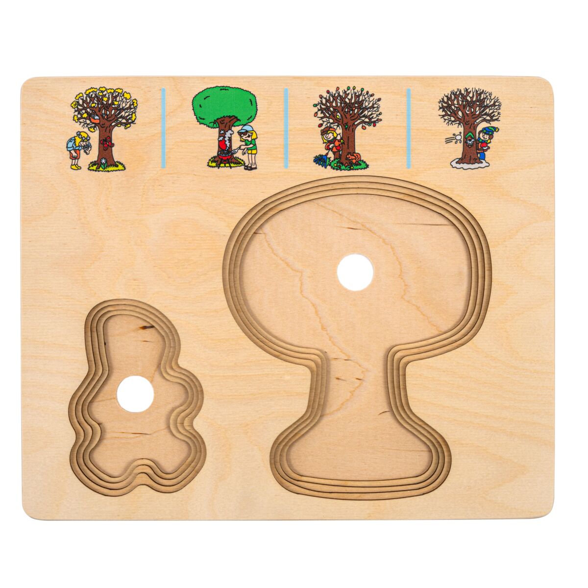 EDUCO Lager på lager-pussel, årstider - Bild 3