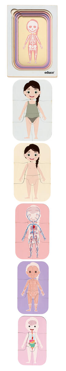 Lager på lager-pussel, flicka - Bild 2