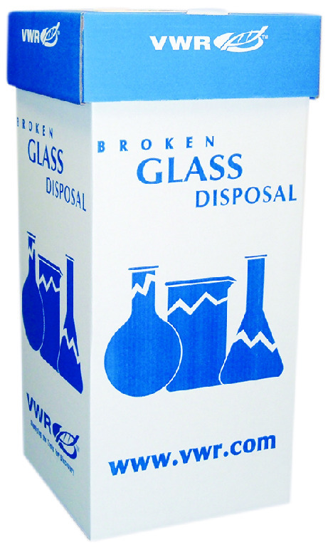 Avfallsbehållare Krossat glas fp 6 st/fp