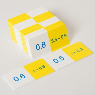 Domino subtraktion med decimaler