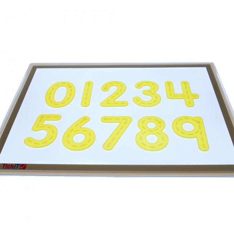 Siffror i silikon gula - Bild 2