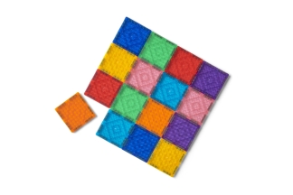 Mag Genius® Regnbåge byggbrickor 16-pack