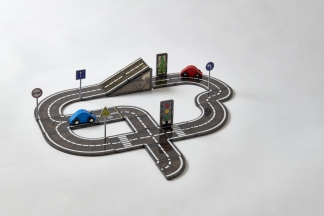 Mag Genius®  vägbana, 60 delar