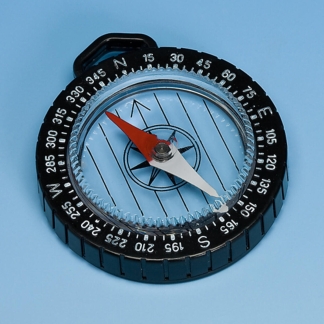 Transparent kompass