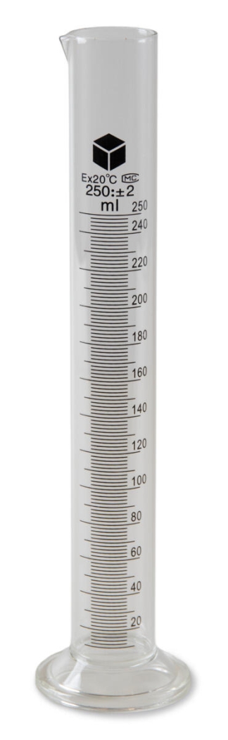 Mätcylinder hög 250 ml