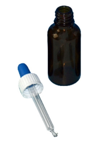 Droppflaska glas 50ml, 10 st/fp