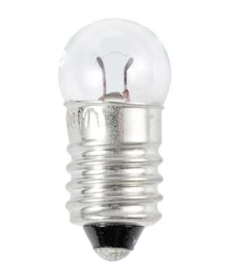 Glödlampa 1,5V, E10, 100st/fp