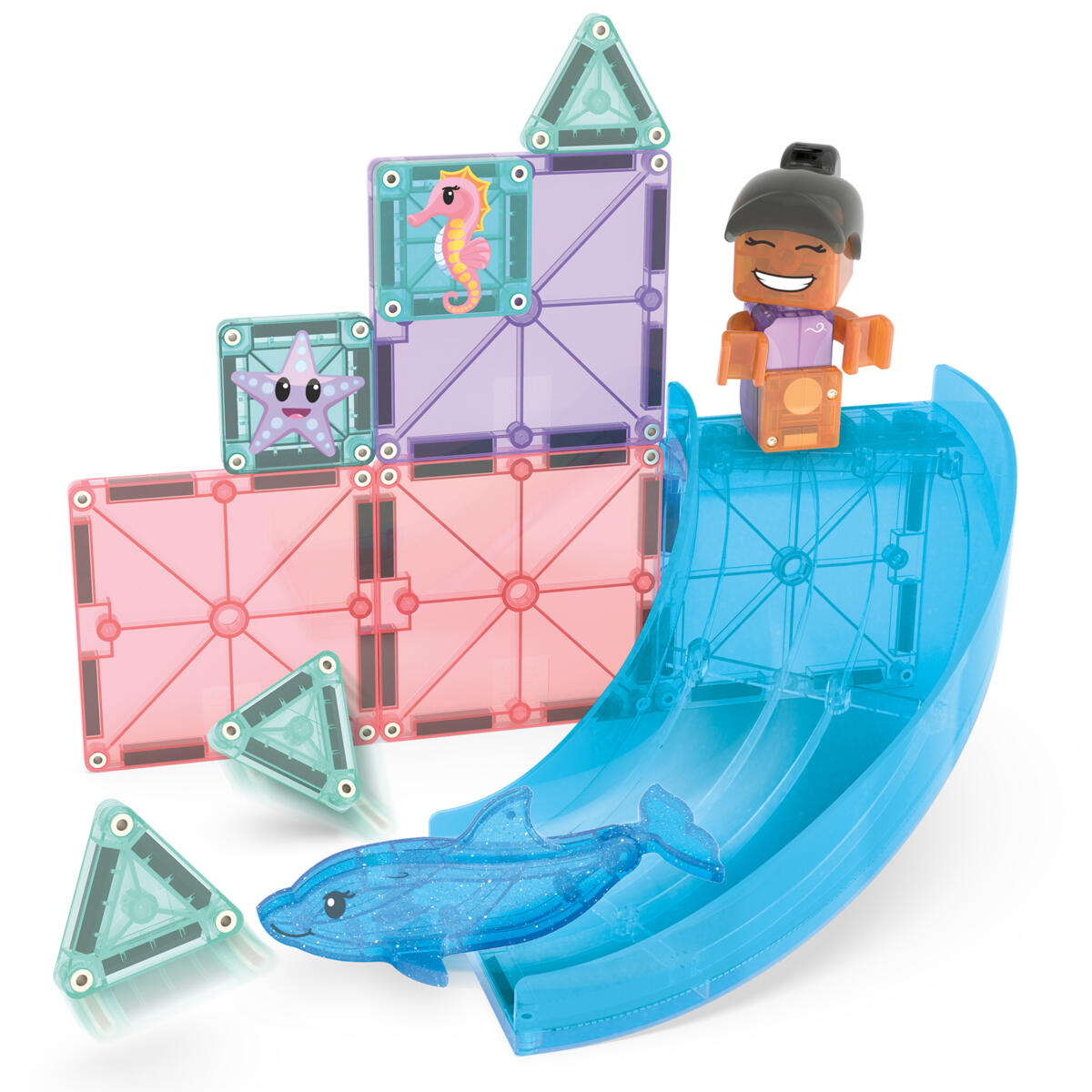 Magna-Tiles Delfinbukten, 13 delar - Bild 5
